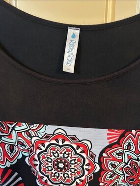 Paisley Grace Black Printed Women’s Dress/Tunic